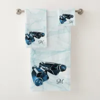 Chic Artistic Binoculars Bath Towel Set