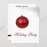 festive Holiday Party Invitations