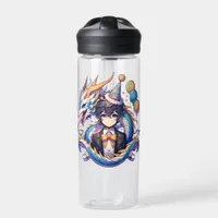 Anime Dragon Boy's Birthday Personalized Water Bottle