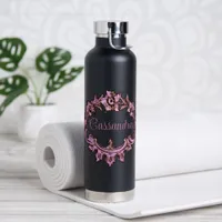Vintage Victorian Romantic Steampunk Personalized  Water Bottle