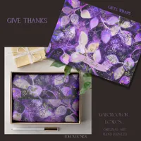 Mystical Lavender & Gold Decoupage Paper