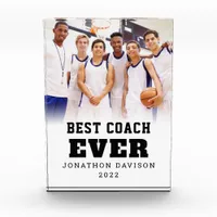 Best Coach Ever Photo Overlay Name Year Team  Acry Acrylic Award
