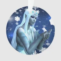 Beautiful Snow Queen Ornament