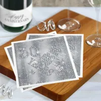 Anniversary 60 Years Word Cloud ID267 Paper Dinner Napkins