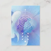 *~* Flower of Life  Sacred Geometry Reiki Yoga Business Card