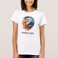 *~* USA AP16 Circular ,  American Flag Bald EAGLE T-Shirt