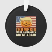 Trumpkin Halloween Funny Classic & Basic Design Ornament