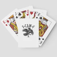 F Caw F Crow Creative Casual Poker Cards