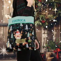 Ugly Sweater Christmas Party Nordic Animals Tote Bag