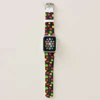 Jamaican Chef Scotch Bonnet Chillies Pattern Apple Watch Band