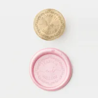 Elegant Custom Wedding Couple's Script Wax Seal Stamp