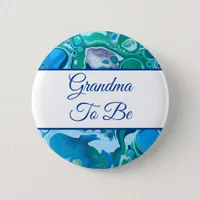 Grandma To Be | Boy's Baby Shower Button