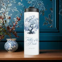 Chinoiserie Tree Motif Father of Bride ID1094  Thermal Tumbler