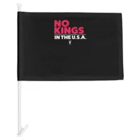 No Kings In The USA Trendy Graphic Car Flag