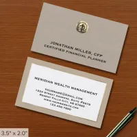 Financial Advisor Business Cards