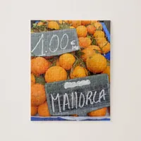 Mallorca Spanish Oranges on Fruit Market Stall Jigsaw Puzzle