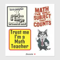 Math teacher resources Mathematics teaching fun Sticker