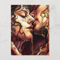 Couple in Love Postcard