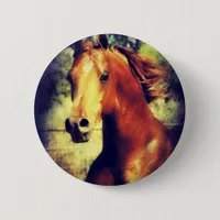 Sorrel Arabian Pinback Button