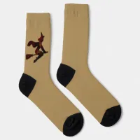 Witching Hour Silhouette Socks