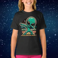 Funny Extraterrestrial Alien Dabbing T-Shirt