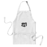 Skeleton Heart Hands  Promise Adult Apron