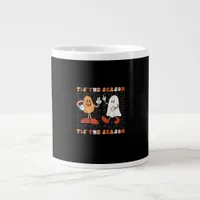 Tis The Season Pumpkin Boo 70s Halloween Costume Giant Coffee Mug