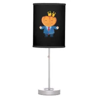 No Kings - Trumpkin Pumpkin Classic Table Lamp