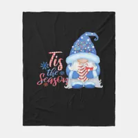 Gnome Tis The Season  Fleece Blanket