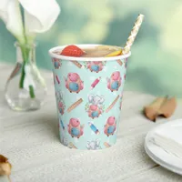 Back to School Elephant Pattern Paper Cups