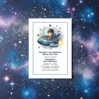 Out-of-This-World Celebration Space Birthday Party Invitation