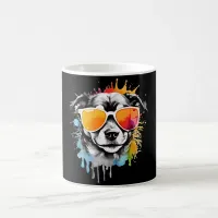 Cute Cool Puppy Dog with Sunglasses Coffee Mug