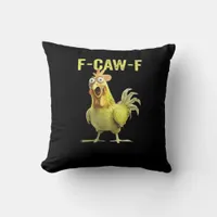 F-Caw-F Funny Chicken Classic Creative Casual Throw Pillow