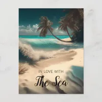 In Love with the Sea | Tropical Art Postcard