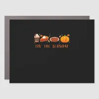 Autumn Tis The Season Car Magnet