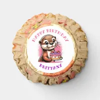 Otter Themed Girl's Birthday Party Photo Reese's Peanut Butter Cups