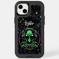 Alien Playing Video Games | Stellar Game Smasher OtterBox iPhone 14 Plus Case