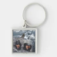 Native Spirit in Alaska Keychain