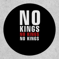 Minimalistic Design No Kings Rebellious No Kings G Patch