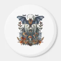 Cottagecore Butterflies Bats N Mushroom Moon Gobli Magnet
