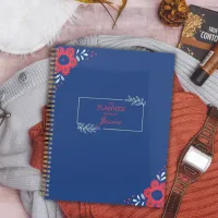 Elegant Floral Personalized Planner