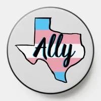 Texas Trans Pride Ally Flag PopSocket