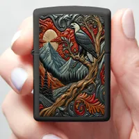 Nature’s Majesty Eagle Art Zippo Lighter