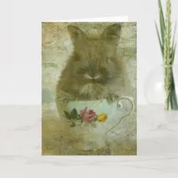 Bunny in Teacup Card