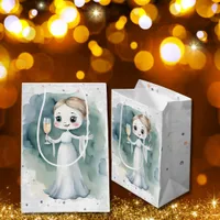 Whimsical Ghost Bridesmaid with Champagne  Medium Gift Bag