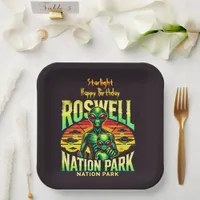 Explore UFO Lore at Roswell! Paper Plates