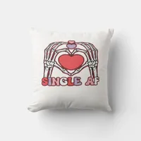 Af Skeleton Hands Valentines Day Classic Throw Pillow