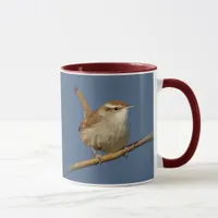 A Curious Bewick's Wren in the Tree Mug