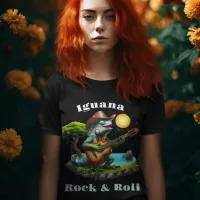 Iguana Serenading Swamp Dweller Rock T-Shirt