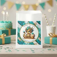 Thank You for Celebrating with Us  Dragon Birthday Favor Bag